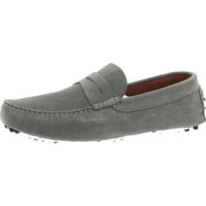 Massimo Matteo Mens Green Slip On Flats Casual Loafers New